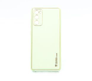 Чохол шкіра Xshield для Samsung S20 FE pistachio Full Camera