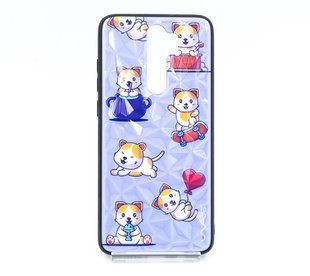 TPU+PC чохол Prisma Wave Majesty для Xiaomi Redmi Note 8 Pro Pretty kittens/light purple