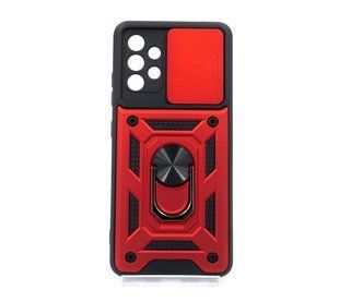 Чохол Camshield Serge Ring for Magnet для Samsung A32 red протиударний шторка/захист камери