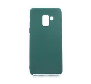 Силіконовий чохол Soft Feel для Samsung A530/A8 2018 forest green Candy