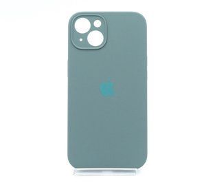 Силиконовый чехол Full Cover для iPhone 13 pine green Full Camera