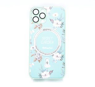 TPU+PC чохол Secret Garden with MagSafe для iPhone 12 Pro mint