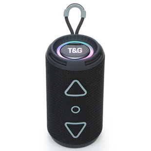 Bluetooth Колонка TG656 RGB з підсвіткою, speakerphone, радіо, black