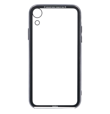 Чохол Totu Style electroplating version для iPhone Xr black gray (PC + TPU)