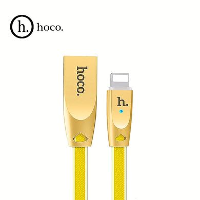 USB кабель Hoco U9 IPhone gold 2м