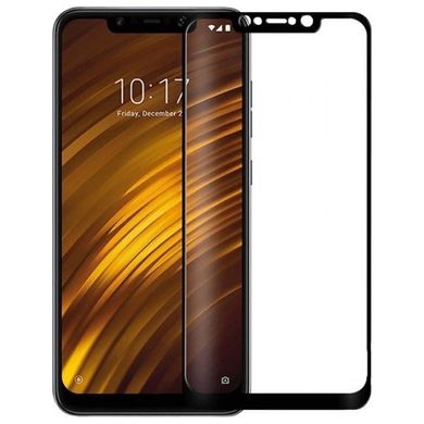 Защитное 2,5D стекло Люкс Full Glue для Xiaomi Pocophone F1 black