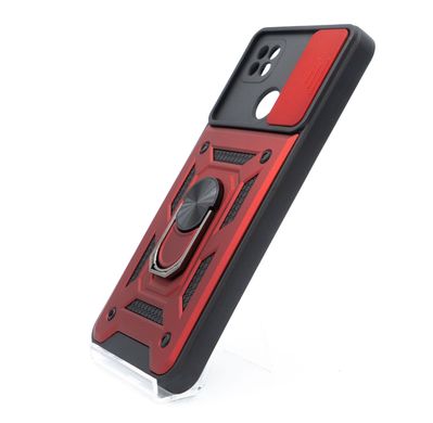 Чохол Camshield Serge Ring for Magnet для Xiaomi Redmi 9C red протиударний
