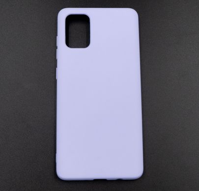 Силіконовий чохол Full Cover для Samsung A71 lilac без logo