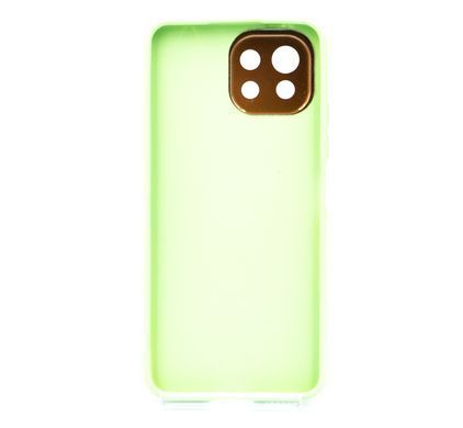 Чехол Leather Gold для Xiaomi Mi 11 Lite mint