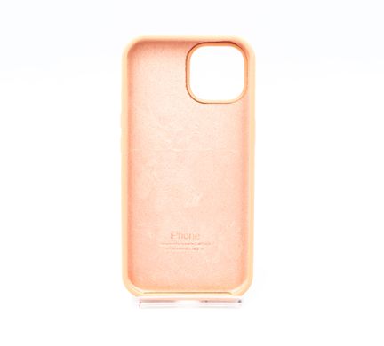 Силіконовий чохол Full Cover для iPhone 15 peach