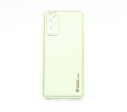 Чохол шкіра Xshield для Samsung S20 FE pistachio Full camera
