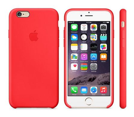 Силіконовий чохол для Apple iPhone 6 + original red