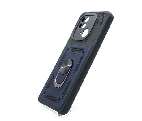 Чохол SP Serge Ring for Magnet для Xiaomi Redmi 10C dark blue протиударний Full Camera