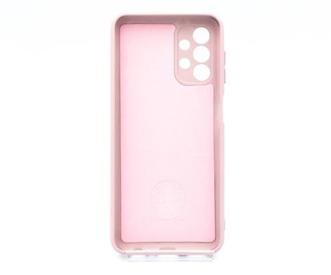 Силіконовий чохол Full Cover для Samsung A13 4G pink sand Full Camera без logo