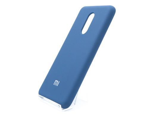 Силиконовый чехол Silicone Cover для Xiaomi Redmi 5 blue
