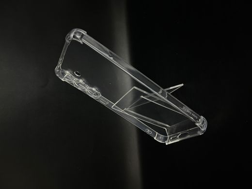 Силіконовий чохол Clear WXD HQ для Samsung S24 FE 0.8mm протиударний Full Camera shockproof