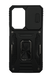 Чехол Camshield Army Ring для Samsung A27 black противоударный шторка/защита камеры