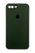 Силіконовий чохол Full Cover для iPhone 7+/8+ cyprus green Full Camera
