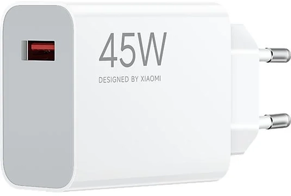 Зарядное устройство Xiaomi 45W Turbo Charg USB-A (BHR07SLEU) white