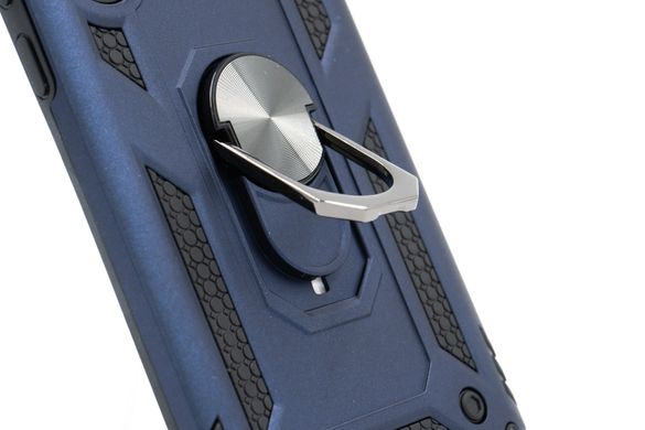 Чехол Serge Ring for Magnet для Xiaomi Mi 9SE blue противоударный с магнит держателем