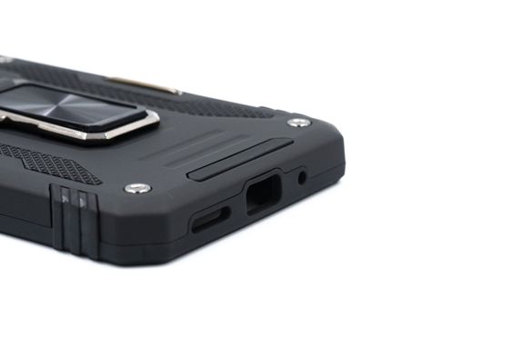 Чохол Camshield Army Ring для Xiaomi Redmi 9C/10A black протиударний шторка/захист камери