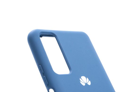 Силиконовый чехол Full Cover для Huawei P Smart 2021 navy blue