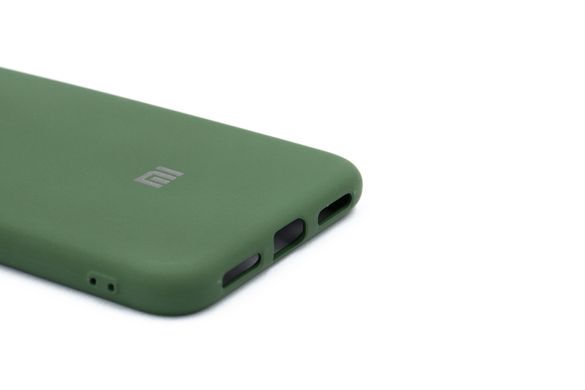 Силіконовий чохол Full Cover для Xiaomi Redmi Note 7/Note7Pro/Note7S dark green My color Full Camera