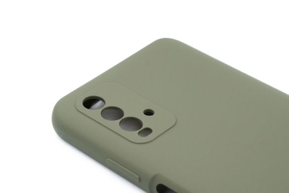 Силиконовый чехол Full Cover SP для Xiaomi Redmi 9T dark olive