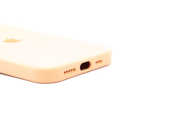 Силіконовий чохол Full Cover для iPhone 15 peach