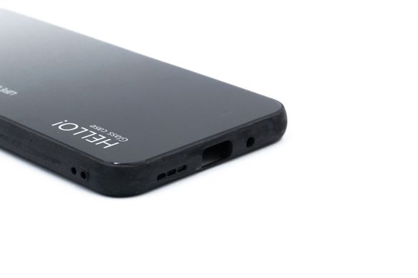TPU+Glass чохол Gradient HELLO для Xiaomi Redmi 9A black