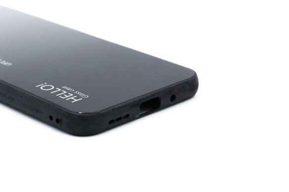 TPU+Glass чехол Gradient HELLO для Xiaomi Redmi 9A black