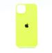 Силіконовий чохол Full Cover для iPhone 14 Plus neon green