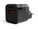 Сетевое зарядное устройство адаптер WALKER WH-42 20W GAN PD 20W/QC3.0/18W black