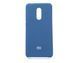 Силиконовый чехол Silicone Cover для Xiaomi Redmi 5 blue
