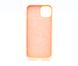 Силіконовий чохол Full Cover для iPhone 15 Plus cantaloupe (hami melon)