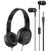 Навушники Hoco W24 з мікр.black-violet