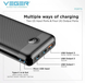 Power Bank VEGER V3008 30000 mAh 20W black
