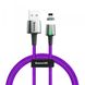 USB кабель Baseus Zink Magnetic Lightning 2.4A 1m CALXC-A05 purple
