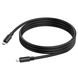 USB кабель Hoco X84 Type-C to Type-C 60W 3.0A 1m black