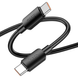 USB кабель Hoco X96 Hyper 100W fast charging data cable Type-C to Type-C black