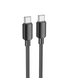USB кабель Hoco X96 Hyper 100W fast charging data cable Type-C to Type-C black