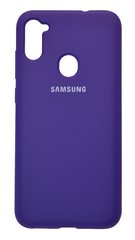 Силиконовый чехол Full Cover для Samsung A11 purple