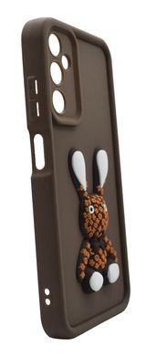 Чохол Pretty Things для Samsung A05s brown/rabbit Full Camera