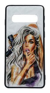 TPU+PC чехол Prisma Ladies для Samsung S10 purple