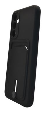 Силиконовый чехол Colorful Pocket Card для Samsung A34 5G black Full Camera