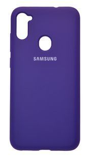 Силіконовий чохол Full Cover для Samsung A11 purple