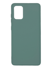 Силіконовий чохол Full Cover для Samsung A71 dark green Full Camera без logo