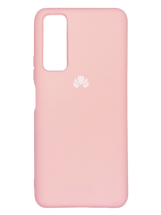 Силиконовый чехол Full Cover для Huawei P Smart 2021 pink
