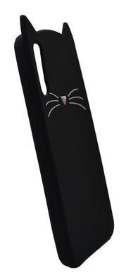 Силиконовый чехол для Samsung A50/2019 cat black