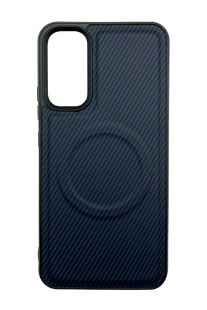 Чохол MT Carbon with MagSafe для Samsung A34 dark blue